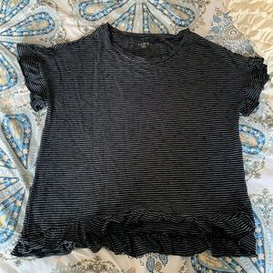 Black/white stripes tees